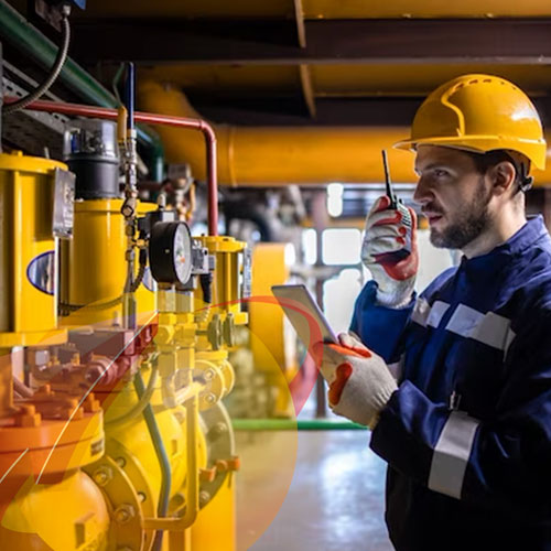 Werken aan flensverbindingen volgens protocol met torque- en tensioning-apparatuur (SOG) (basis)